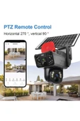 O-KAM 4G Sim Kartlı Kablosuz Güvenlik Kamerası | 6 MP Full HD, Gece Görüşlü ve Güneş Panelli 128GB Solar Kamera -3915 - 6