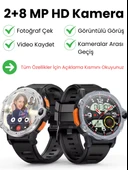 Watch PG Gümüş 4G LTE Yuvarlak Akıllı Saat 16GB SIM Kartlı Kameralı WiFi Çocuk Huawei iPhone Uyumlu 8 9 10 - 2