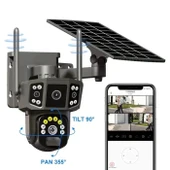 O-KAM 4G Sim Kartlı Kablosuz Güvenlik Kamerası | 6 MP Full HD, Gece Görüşlü ve Güneş Panelli 128GB Solar Kamera -3915 - 10