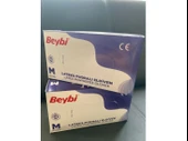 Beybi Lateks Pudralı Eldiven M 100'lü (1 Paket) - 2