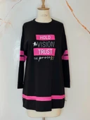 TAŞLI YAZILI SWEATSHIRT - 3