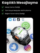 Watch PG Ultra Siyah 4G LTE 16GB Sim Kartlı Kameralı Akıllı Saat Wi-Fi Çocuk Huawei İphone Uyumlu 8-9-10 - 6