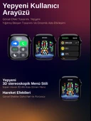 Watch HK 10 + Mini Plus Uzay Gri AMOLED Ekranlı Akıllı Saat 41mm, 2GB Depolama, iPhone & Huawei Uyumlu 8,9,10 - 3