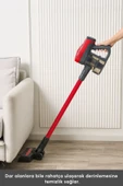 Vantuz Power Up Dikey Süpürge Imperial Red - 6