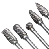 Freze Uç Törpü Kalıpçı Metal Demir Ahşap Plastik Taş Oyma Makinesi Ucu 5'li Uç Seti Matkap Uyumlu - 9