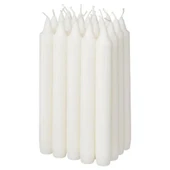 IKEA NEJLIKSYREN ŞAMDAN MUMU DEKORATİF MUM 20 ADET BEYAZ 19 CM - 1
