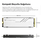 Timetec Pro MS47 2TB 5000/4400MB/s Gen4x4 22x80 M.2 NVMe SSD Beyaz - 5