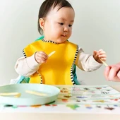 IKEA Grönfınk Bebek Mama Önlüğü Yeşil Sarı 2 Adet - 2