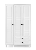 FEYZAN MDF 3 KAPILI DOLAP - BEYAZ - 1