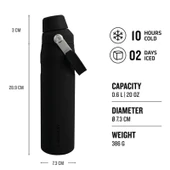 STANLEY THE AEROLİGHT ICEFLOW 0.60 LİTRE SOĞUK SU TERMOSU SİYAH RENK - 2