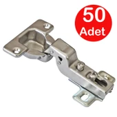 Samet Mega Deve Tip Menteşe 50 Adet Mobilya Dolap Kapak Tas Menteşesi - 1