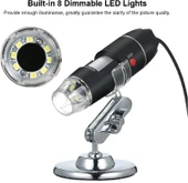 1600x Zoom 2mp Usb Dijital Mikroskop 8 Ledli Kamera - 5