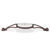 Seçil (128 mm-12.8 cm) Eskitme Antik Bakır Metal Mobilya Mutfak Çekmece Dolap Kulpu Kulbu Kulpları - 4