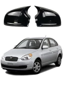 Hyundai Era Araca Özel Batman Yarasa Ayna Kapağı Pianoblack - 1