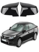 Renault Latitude Araca Özel Batman Yarasa Ayna Kapağı Pianoblack - 1