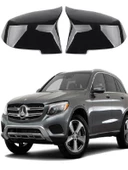 MERCEDES GLC SERİSİ X253 Araca Özel Batman Yarasa Ayna Kapağı Pianoblack - 1