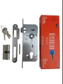Silindirli Oval 45MM Gömme Giriş Kapısı Kilidi Çelik Kapı Kilidi(SİLİNDİRLİ)(18mmx45mm) GİRİŞ Kilidi(18mmx45mm) - 1