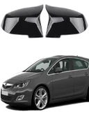 Opel Astra J 09-15 Araca Özel Batman Yarasa Ayna Kapağı Pianoblack - 1