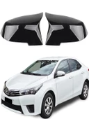 Toyota Corolla 13-19 Araca Özel Batman Yarasa Ayna Kapağı Pianoblack - 1