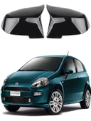 Fiat Punto 07-12 Araca Özel Batman Yarasa Ayna Kapağı Pianoblack - 1