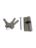 Çelik Kapı 68mm Barel Silindirli Bilyalı Kilit Giriş Kapı Göbek Bareli(68mm)(KROM) Krom BAREL - 68mm - 3