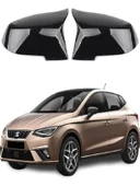 Seat İbiza 2017- Araca Özel Batman Yarasa Ayna Kapağı Pianoblack - 1