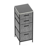 Çocuk 4 Çekmeceli Komodin Sehpa Füme 1614 - 4