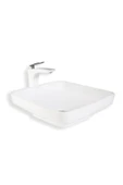 LENA TEZGAH ÜSTÜ ÇANAK LAVABO E-4416 BEYAZ - 3