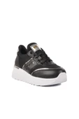 Ayakmod Siyah Kalın Taban Kadın Sneaker 77912 Z - 3