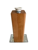 Kale Ayarlı Ahşap Ayak Mobilya Masa ve Dolap Ayağı(KAYIN)(KAYIN/GÜRGEN AĞACI) Kayın 23cm 23cm - 2 ADET - 2