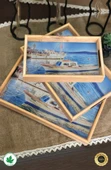 Tahta tepsiler 3'lü Set - 4