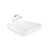 LENA TEZGAH ÜSTÜ ÇANAK LAVABO E-4416 BEYAZ - 1