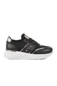 Ayakmod Siyah Kalın Taban Kadın Sneaker 77912 Z - 1