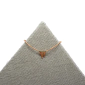 Düşen Damlalar Turuncu Kadın Boncuk Kolye thumbnail 6