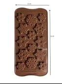 SİLİKON ÇİKOLATA KALIBI KAR TANELERİ 21-11 CM thumbnail 1