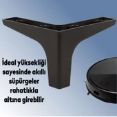 Mobilya Kanepe Sehpa TV Ünitesi Koltuk Ayağı 12 cm Siyah Baza Ayak 4 Adet thumbnail 2