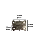 Papatya Tavla Menteşesi Mobilya Kutu Menteşesi(GÜMÜŞ)(En:3cm Boy:2cm) Gümüş GÜMÜŞ - 4 ADET - 4