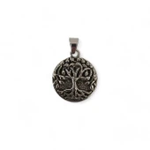 Yaşam Ağacı Çelik Kolye Ucu thumbnail 3