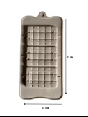 SİLİKON ÇİKOLATA KALIBI KÜÇÜK KARELİ 21*11 CM - 1