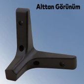 Mobilya Tv Ünitesi Koltuk Kanepe Destek Ayağı 12 Cm Siyah Baza Ayakları M8 Destek 6'lı Set thumbnail 6