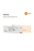 Lecoo Kw202 Kablosuz Klavye & Mouse Set Beyaz - 8