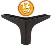 Mobilya Tv Ünitesi Koltuk Kanepe Destek Ayağı 12 Cm Siyah Baza Ayakları M8 Destek 6'lı Set thumbnail 7