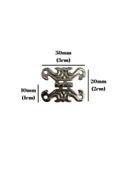 Kelebek Tavla Menteşesi Mobilya Kutu Menteşesi(GÜMÜŞ)(En:3cm Boy:2cm) Gümüş GÜMÜŞ - 6 ADET - 4