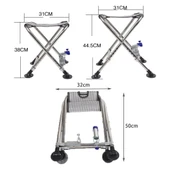 Ayt Sunup SN-25796 Metal Balıkçı Taburesi Katlanabilir Taşınabilir Ayarlanabilir Katlanır Tabure 50x32cm thumbnail 4
