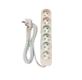 Elbi Myra Altılı Çocuk Korumalı Topraklı Grup Priz 2 MT - 1