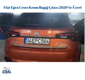 Fiat Egea Cross Krom Bagaj Çıtası 2020 Ve Üzeri Paslanmaz Çelik thumbnail 4