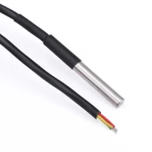 DS18B20 3 Metre Kablolu Su Geçirmez Dijital Sıcaklık Sensörü thumbnail 4