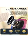 XM66 Mini Karaoke Speaker Taşınabilir Bluetooth Hoparlör Mikrofon Seti Sd,usb,rgb Işıklı Ses Bombası - 4