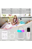 Y2 Kablosuz Bluetooth Hoparlör Taşınabilir Karaoke Mikrofon Rgb Işık 5 Ses Efekti Usb,sd,fm Speaker - 2