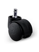 Pimli 11 mm Sandalye Tekeri Geçme Koltuk Tekeri 50 mm(SİYAH) Siyah SİYAH - 2 ADET - 1